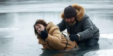 Зэк вытащил беременную девушку из ледяной реки. От того