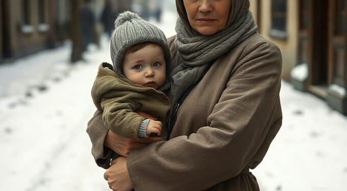 Пока супруг был в Тайге на вахте у меня появился ребёнок