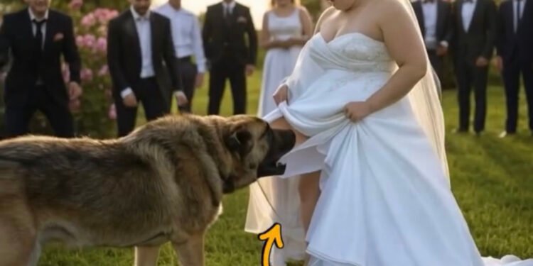 Никто на свадьбе не знал, что она скрывала под платьем